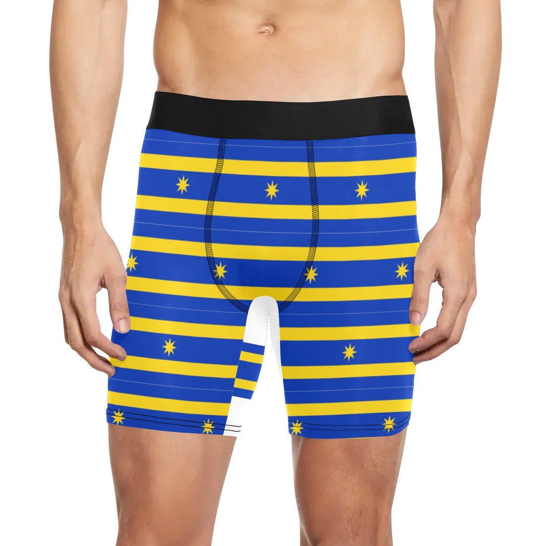 Men's Long Leg Boxer Briefs (L67)-OPM Clothing