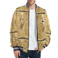 New Men's OPM Striped Trim Bomber Jacket- OPM Clothing