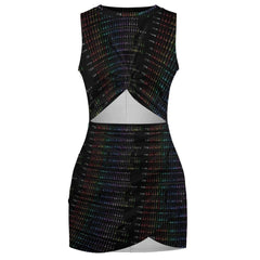 OP LADY Navel-Baring Cross-Fit Hip Skirt - OPM Clothing