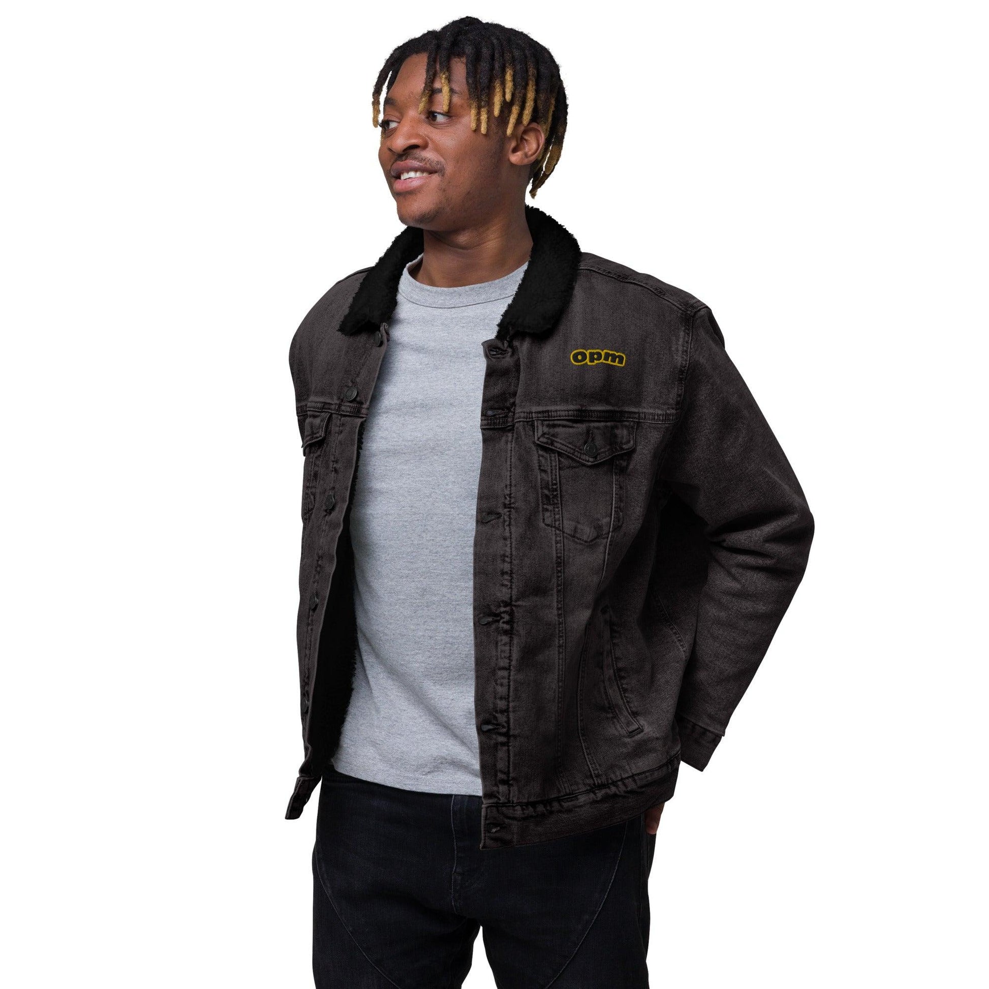 Opm Dj B3 Unisex denim sherpa jacket - OPM Clothing