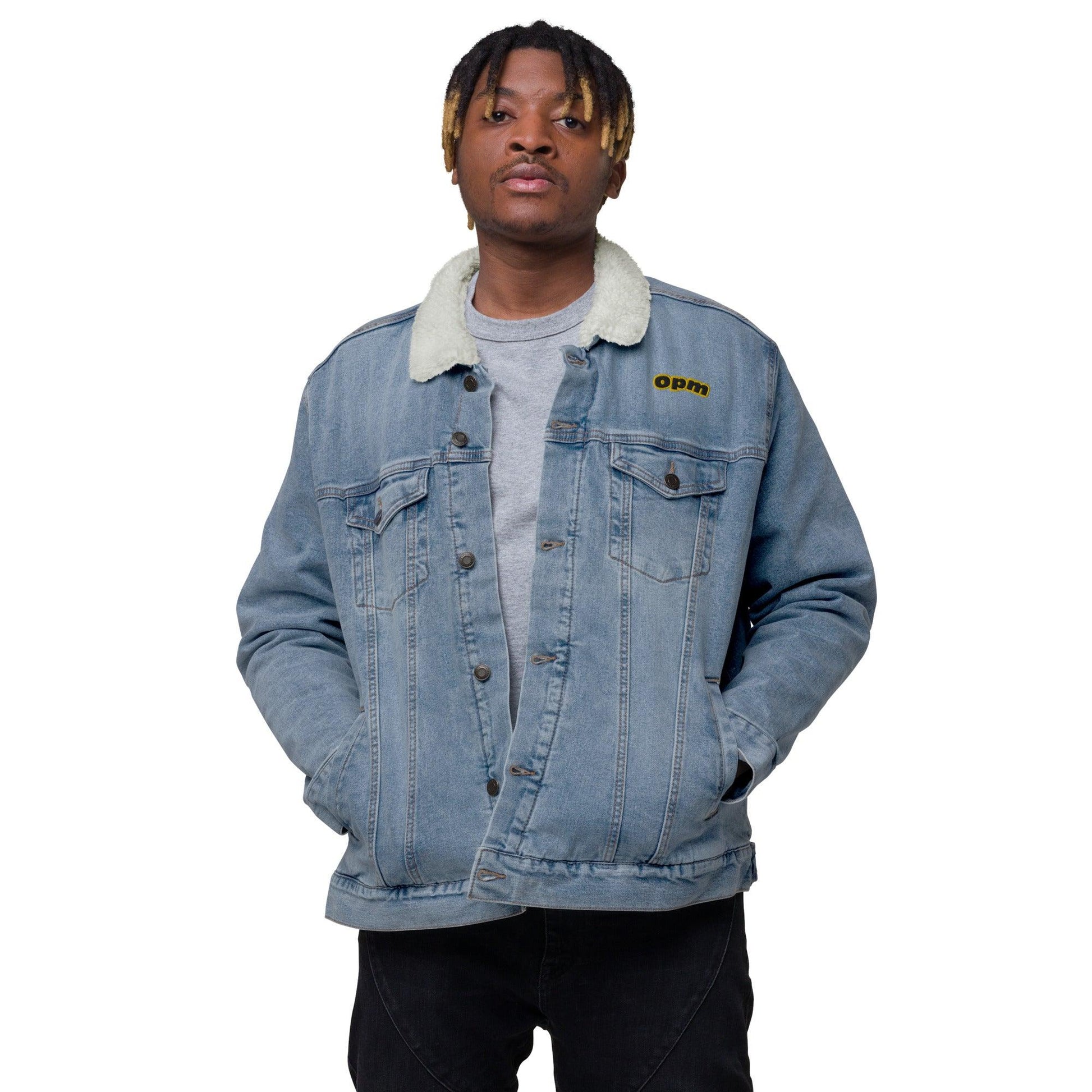 Opm Dj B3 Unisex denim sherpa jacket - OPM Clothing