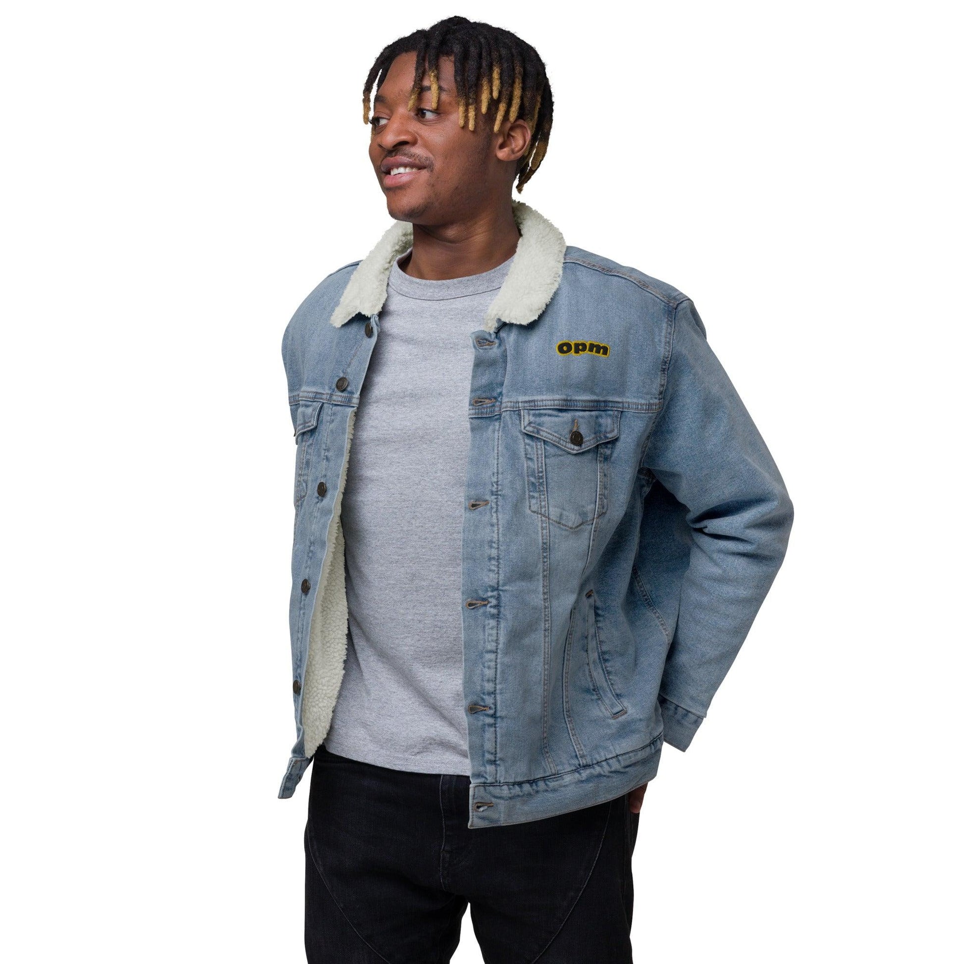 Opm Dj B3 Unisex denim sherpa jacket - OPM Clothing