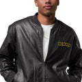 Opm origin Leather Bomber Jacket - OPM Clothing