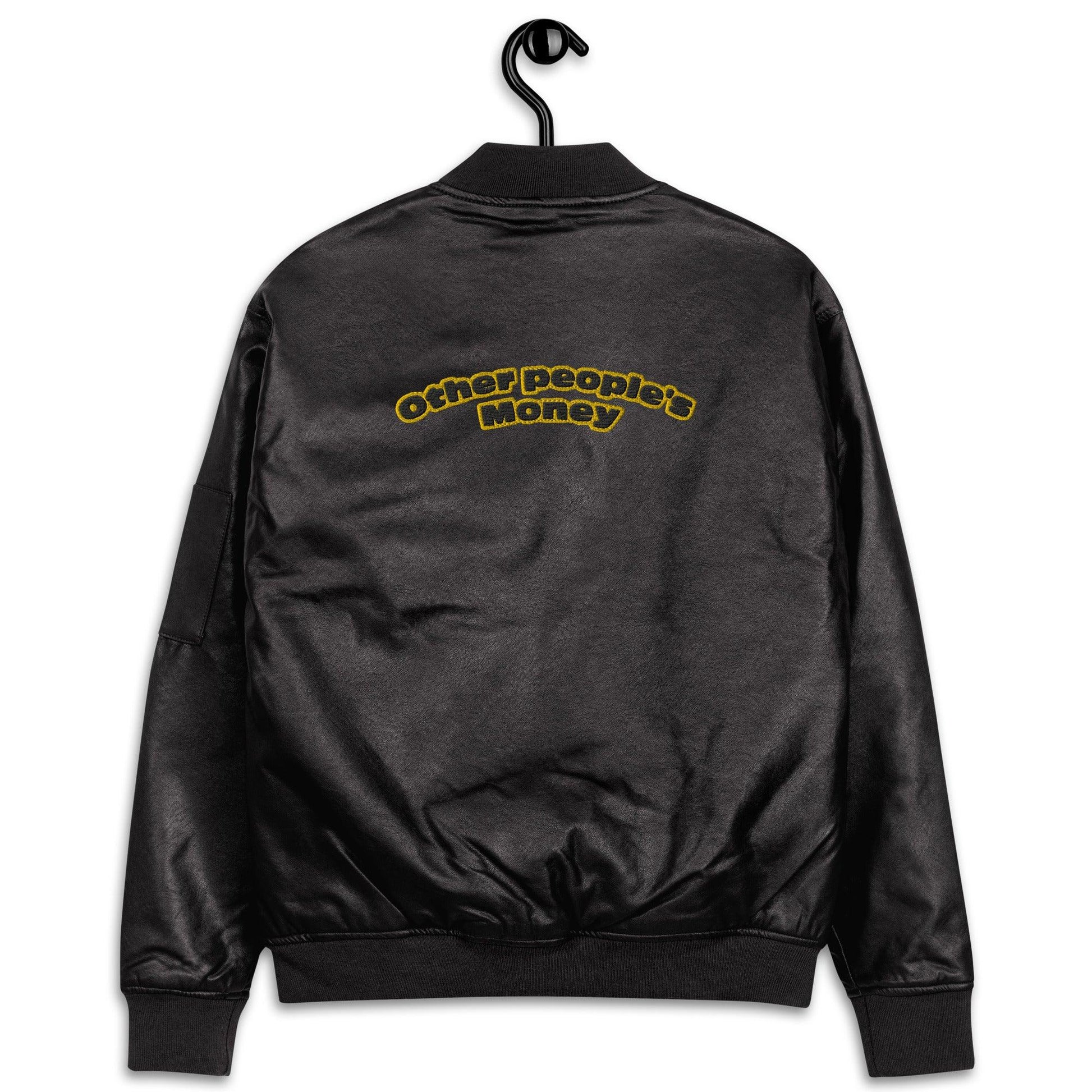 Opm origin Leather Bomber Jacket - OPM Clothing