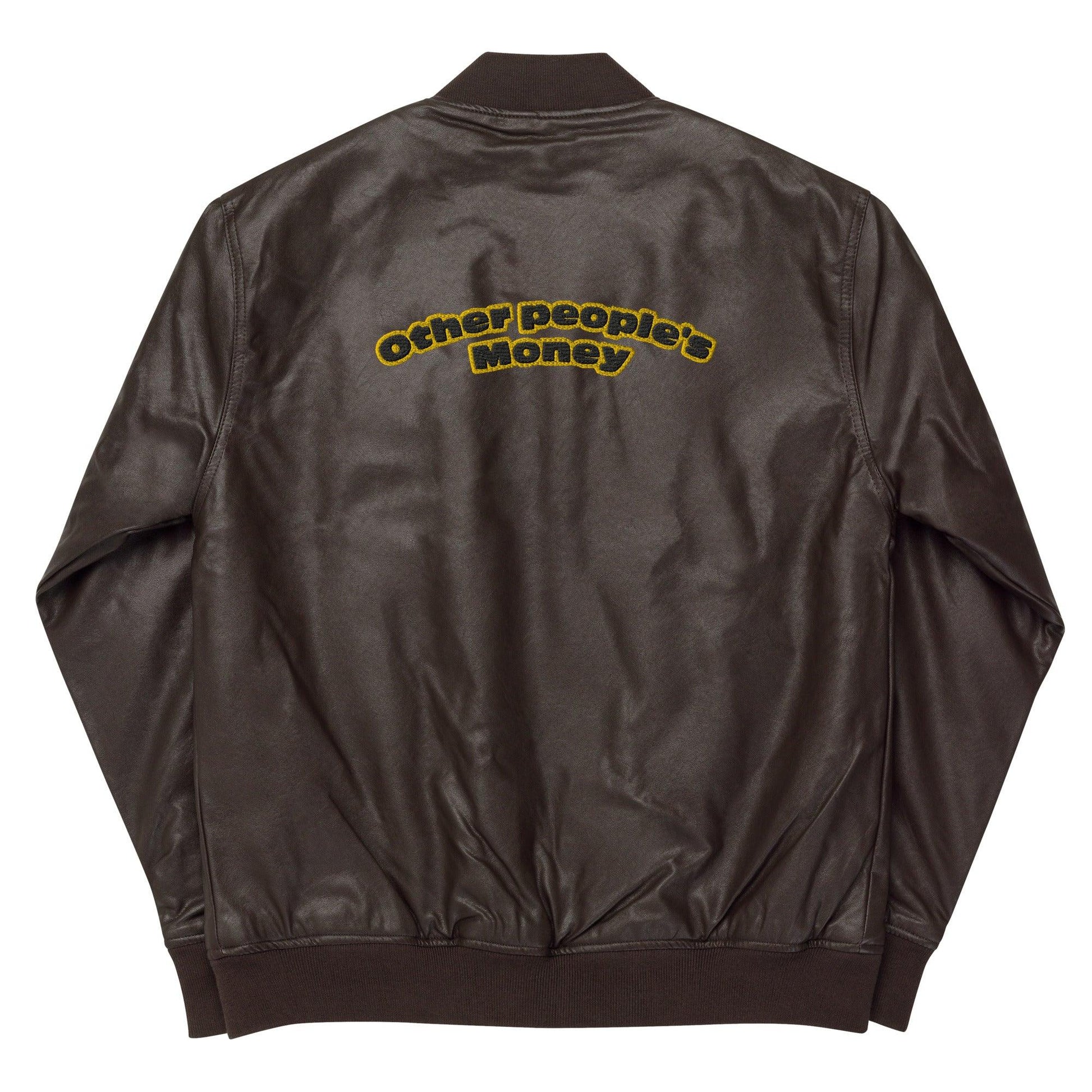 Opm origin Leather Bomber Jacket - OPM Clothing