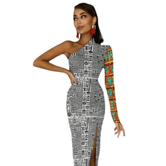 OP LADY Half Sleeve Slit Dress - OPM Clothing