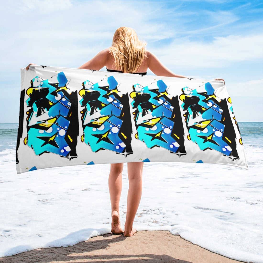 OPM GRAFF PRINT Towel