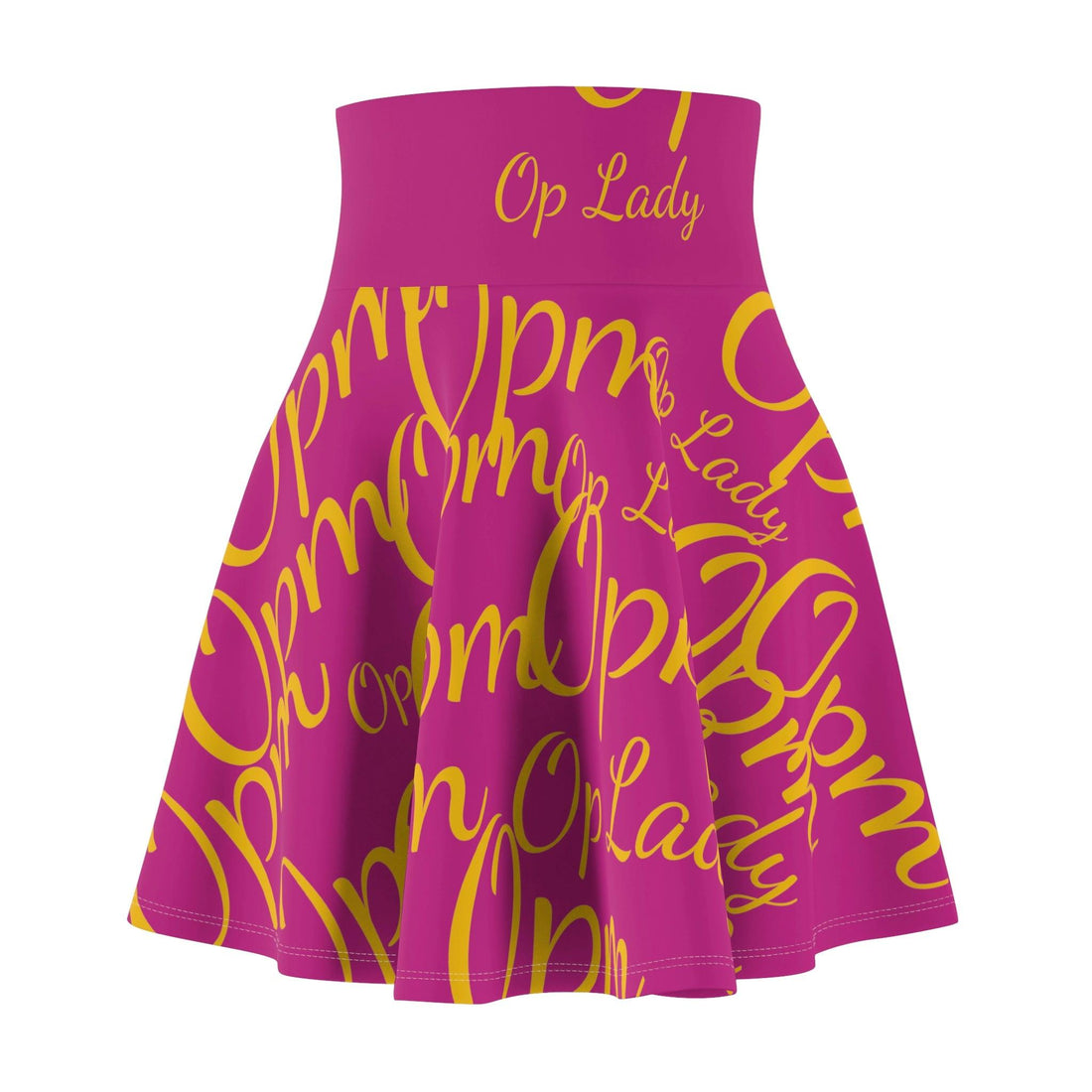 Opm op lady pink Women's Skater Skirt - OPM Clothing