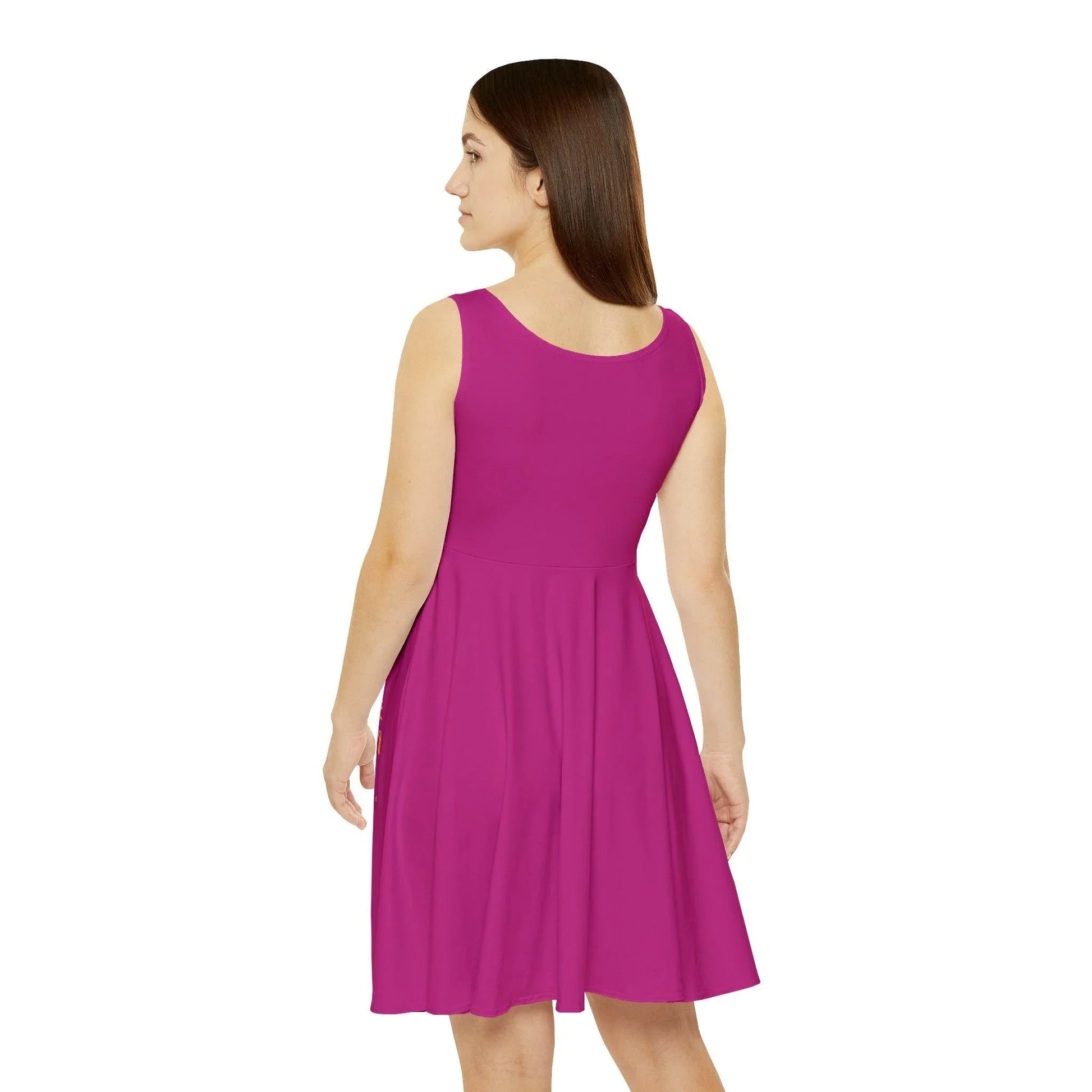 magenta skater dress OPM Women's Skater Dress